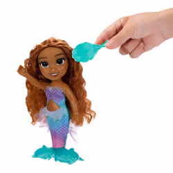Disney The Little Mermaid Ariel 6"" Petite Doll with Hair Comb