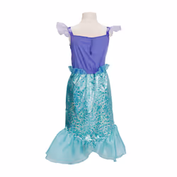 Disney Princess Disney 100 Ariel Dress Costume for Girls  Perfect for Party  Halloween Or Pretend Play Dress Up Child Size 4-6X