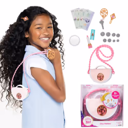 Disney Princess Style Collection Girls Purse Pretend Play Chic Petite Bag E - Mini Soft Vinyl Handbag for Girls with 5+ Acces ...