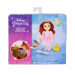 Disney Princess Ariel Doll Sea to Land Petite Ariel Doll with Sebastian & Flounder  in Mermaid Tail and Pink Dress Fashions - Additional view 3
