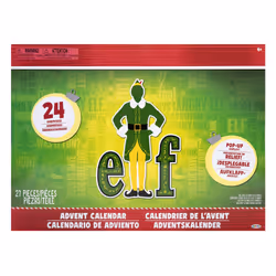 Jakks Holiday Elf Advent Calendar Enjoy 24 Days of Fun Collectible Surprise Figures