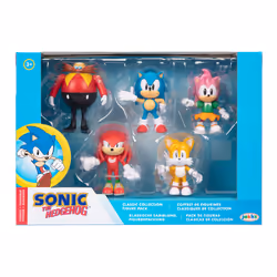 JAKKS Pacific Sonic The Hedgehod 2.5" Figures 5-Pack, 3 yr(s), Multicolour
