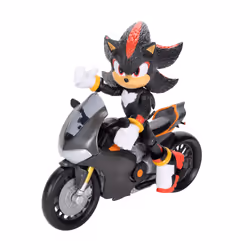 JAKKS Pacific Sonic The Hedgehog 3 Shadow Figure & Motorcycle, 3 yr(s), Multicolour