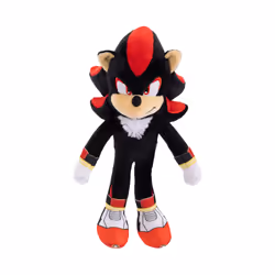 Sonic the Hedgehog 3 Sonic 3 Movie- 9" Basic Plush- Shadow, Cartoon character, 3 yr(s)