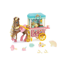 Wild Manes Horse Toys Cheries Tea and Treats Cart Playset with Cherie Horse Doll Figure  Includes Brush and Play Accessories