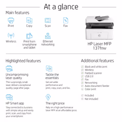 HP Laser MFP 137fnw - Additional view 8