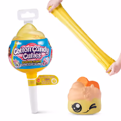 Oosh Slime Cotton Candy Cuties Series 2 by ZURU (Yellow) Scented, Squishy, Fluffy, Soft, Stretchy, Stress Relief, Party Favor ...