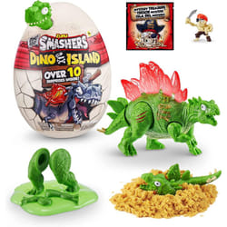 Smashers Dino Island Surprise Mini Egg GREEN Stegosaurus
