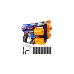 36651 X-Shot Skins Dread, Poppy, 12 Darts Foam Blaster, Jumpscare, Medium