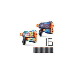 Skins Flux Poppy Playtime Dart Blaster 2 Pack - Jumpscare + Kissy, 16 Darts by ZURU