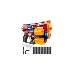 Skins Dread Blaster - Poppy Playtime (Toony) by ZURU with 12 Darts, Rotating Double Barrel, Air Pocket Dart Technology, Toy Foam Blaster for Kids,