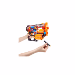 Skins Dread Blaster - Poppy Playtime (Toony) by ZURU with 12 Darts, Rotating Double Barrel, Air Pocket Dart Technology, Toy Foam Blaster for Kids,
