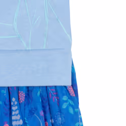 Disney Frozen Elsa Princess Anna Little Girls Dress Blue 6-6X