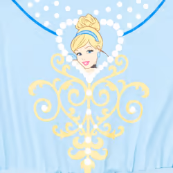 Disney Princess Cinderella Little Girls Sleeveless Romper With Skirt Overlay 78