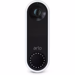 Arlo Essential Video Doorbell Wired | HD Video, 180° View, Night Vision, 2-Way Audio | Direct to Wi-Fi, No Hub Needed | Easy ...
