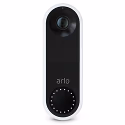 Arlo Essential WFVDB AVD2001-100EUS, Black, White, CE, Wireless, 110°, 1536 x 1536 pixels, 720 x 720,1080 x 1080,1536 x 1536