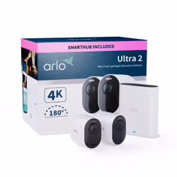 Arlo Ultra 2 Outdoor Security Camera, 2-pack white - Additional view 5