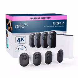 Arlo Ultra 2 Outdoor Security Camera, 4-pack white - Additional view 4