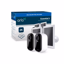 Arlo Essential 3 2K Security Camera, 2-cam with Solar Panel - Additional view 2