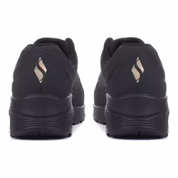 Skechers Uno Stand On Air Womens Ladies Cushioned Running Black Trainer - Black Black, UK 5.5