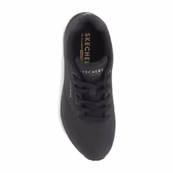 Skechers Uno Stand On Air Womens Ladies Cushioned Running Black Trainer - Black Black, UK 5.5