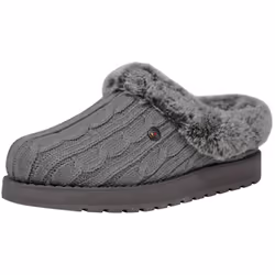 Skechers BOBS from Women's Keepsakes Ice Angel Slipper  Grey  6 W US