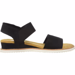 Skechers BOBS Women's Desert Kiss-Stretch Quarter Strap Sandal Flat  B