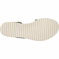 Skechers Damen Desert Kiss-Stretch Quarter Strap Flache Sandale  Taupe