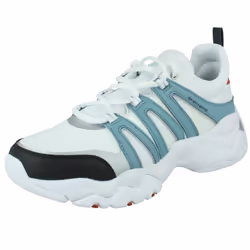 Ladies Skechers Casual Lace Up Trainers D'Lites 3.0 Trendy Feels 12957 - White, UK 6