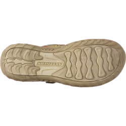 Skechers womens Reggae - Mad Swag Toe Thong Woven Sandal  Dark Natural