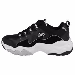 Mens Skechers Lace Up Trainers Zenway 52683 - Black, UK 6.5