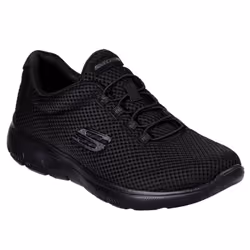 Skechers Womens 2022 Summits Bungee Slip-On Stretch Trainers - UK 5, Black