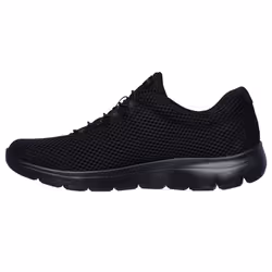 Skechers Womens 2022 Summits Bungee Slip-On Stretch Trainers - UK 5, Black - Additional view 4