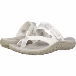 Skechers womens Reggae - Seize the Day Flip Flop White 8.5 US