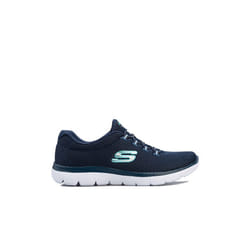 Women's Skechers Summits Quick Lapse Trainers in Blue - UK 4