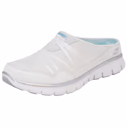 Skechers Sport Women's Air Streamer White/Silver Slip-On Mule 9 M US