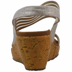 Skechers Cali Women's Beverlee Smitten Kitten Wedge Sandal  Natural  1