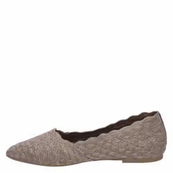 Skechers Women's Cleo-Honeycomb Ballet Flat Dark Taupe 11