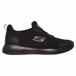 Skechers: Womens Squad SR Lace Up Safety Black size UK3 - 3, Black