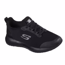 Skechers Womens/Ladies Squad Lace Up Safety Shoes - 4 UK, Black