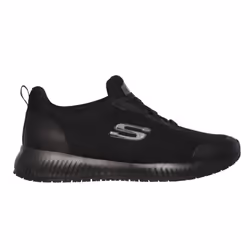 Skechers Womens/Ladies Squad Lace Up Safety Shoes - 5 UK, Black