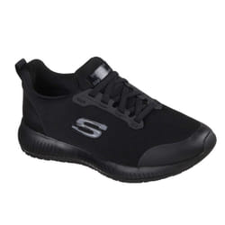 Skechers Womens/Ladies Squad Lace Up Safety Shoes - 8 UK, Black