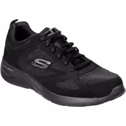 ) Skechers Dynamight 2.0 Mesh Men's Black Trainers - Black, 9 (Adults'