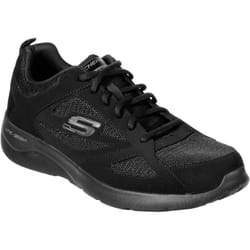 ) Skechers Dynamight 2.0 Mesh Men's Black Trainers - Black, 10 (Adults'