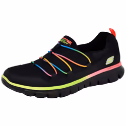 Skechers Sport Women's Loving Life Memory Foam Fashion Sneaker Black/