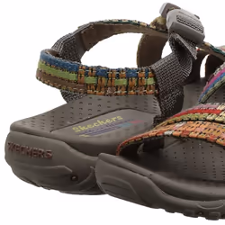 Skechers Women's Reggae-SEW ME-Boho Woven Strappy Slingback Sandal  Ta