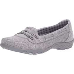 Skechers Women's Breathe Easy-Good Influence Sneaker  Grey  6 M US