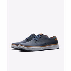 Skechers mens Skechers Men s Moreno Canvas Oxford Shoe  Blue (Nvy 417)