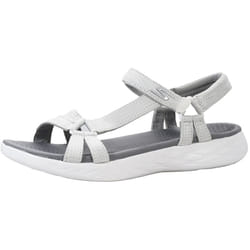 Skechers Womens On-The-go 600-Brilliancy Sport Sandal  Whitegrey  10 M US