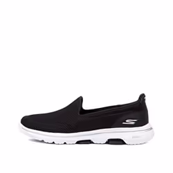 Skechers Women's Go Walk 5 Sneaker  Black/White  5.5